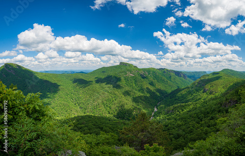 Wiseman's View Scenic Overlook at Linville Gorge, North Carolina