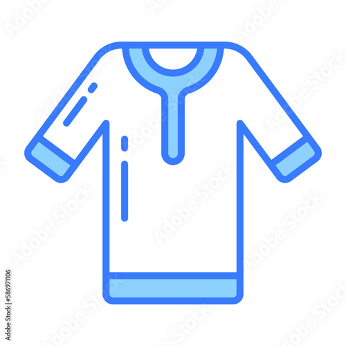 Creatively designed vector of tunic in modern style, trendy icon of cultural clothes