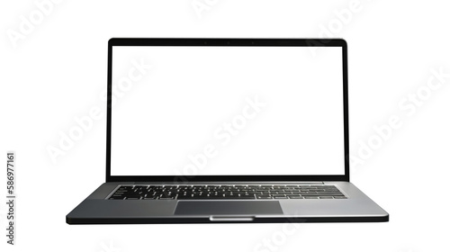 laptop isolated on white background, without background