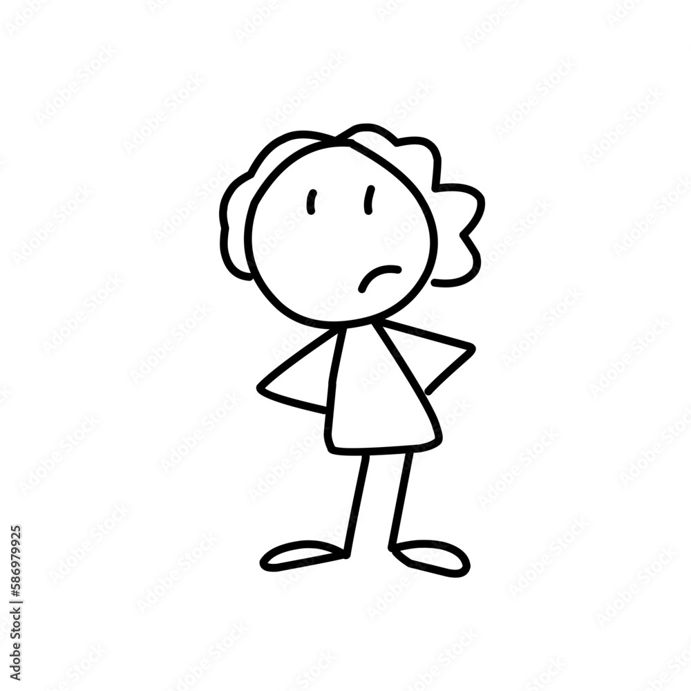 stickman stick figure sketch cartoon