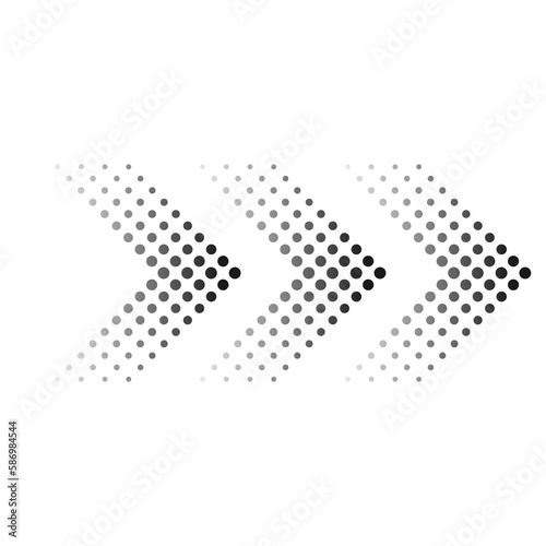 black and white arrows