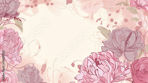 Mother's Garden: This simple yet sophisticated background of pink roses with delicate white accents and butterflies represents the elegance and grace that our mothers embody.