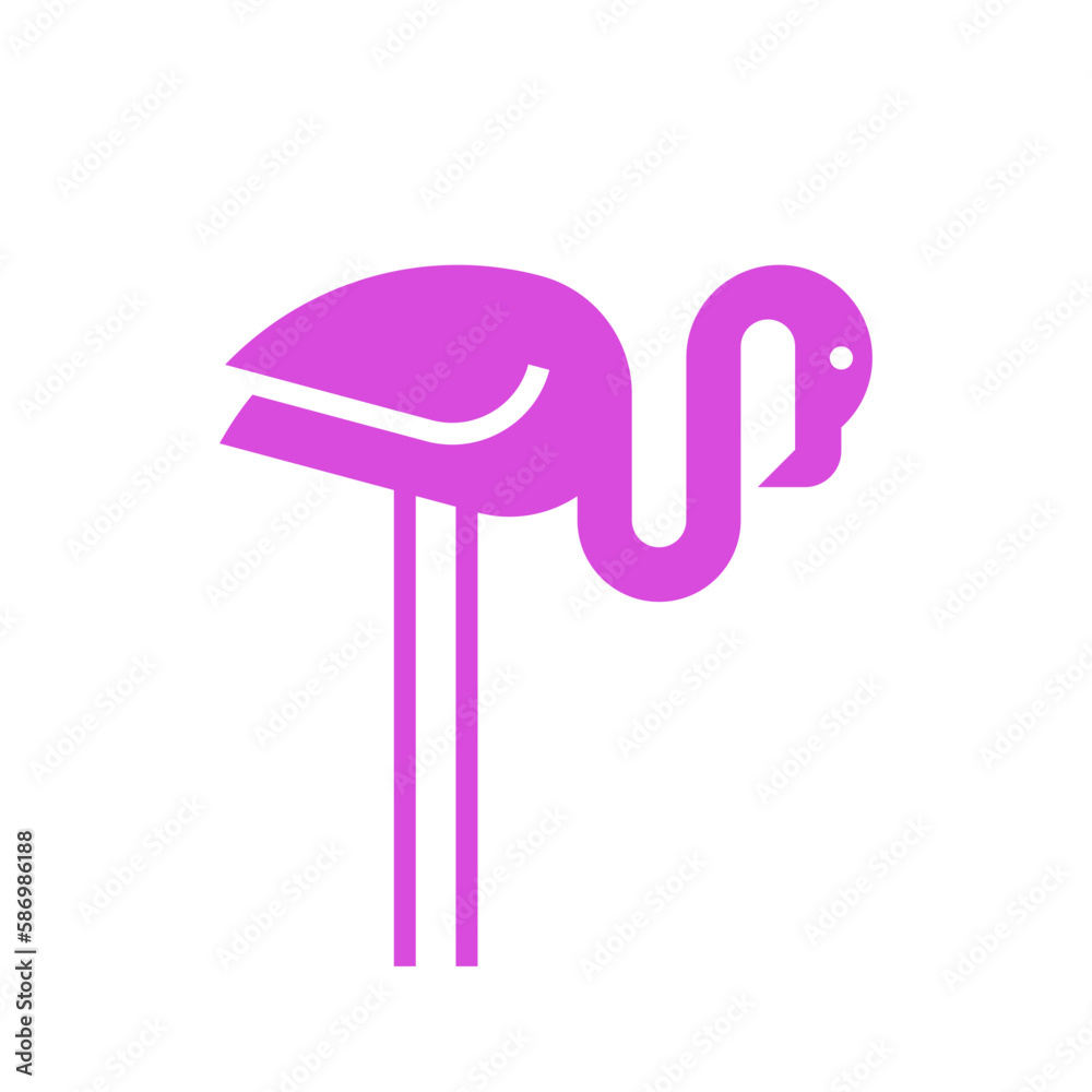 Flamingo Logo. Icon design. Template elements Flamingo Logo. Icon design. Template elements