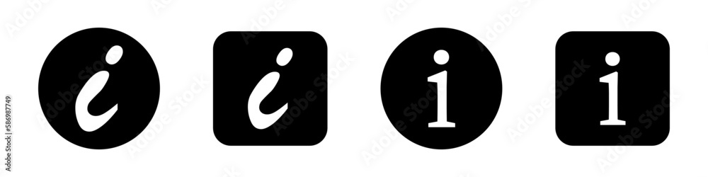Info icon for site design. Information vector illustration. Isolated graphic symbol. Info icon for site design. Information vector illustration. Isolated graphic symbol.