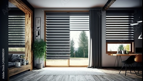 this simple but beautiful shutter/reluxe chair creates a modern effect © Sndor