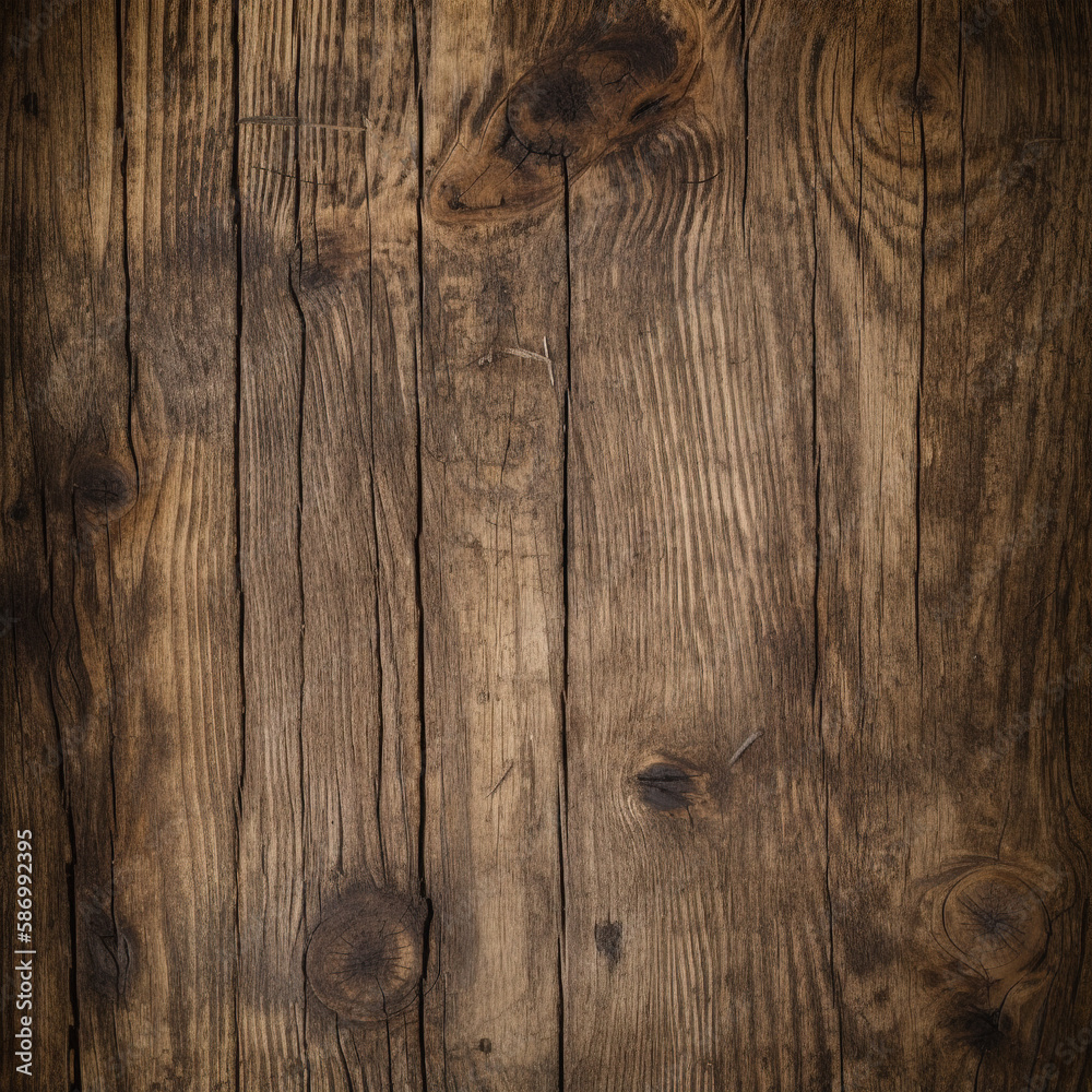 Obraz premium Wooden texture. Rustic wood texture. Wood background. generative ai wooden plank floor background