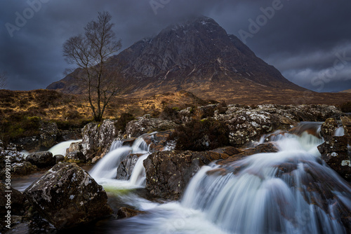 Buachaille Etive Mor in the Highlands of Scotland.