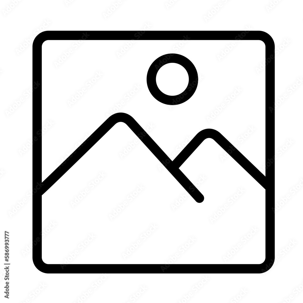 picture business icon with black outline style. business, icon, symbol, note, vector, document, office. Vector illustration picture business icon with black outline style. business, icon, symbol, note, vector, document, office. Vector illustration