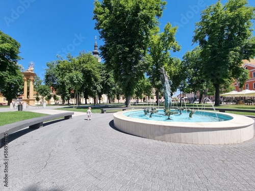 fountain in the park