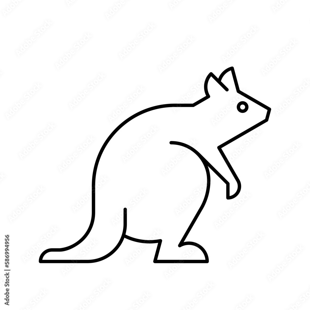Quokka Logo. Icon design. Template elements Quokka Logo. Icon design. Template elements