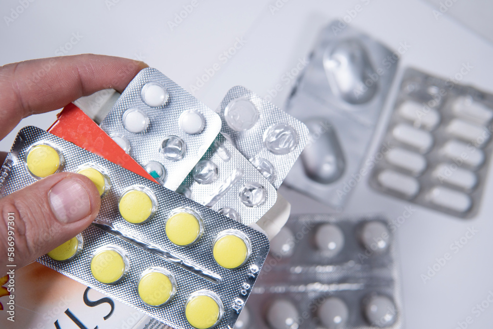 different tablets in a package different tablets in a package