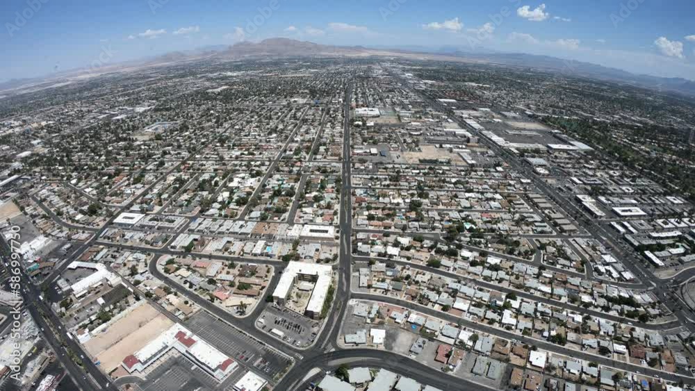 A breathtaking panoramic view of the iconic Las Vegas Strip skyline, showcasing its grand hotels and casinos from an aerial perspective. Las Vegas, Nevada, United States A breathtaking panoramic view of the iconic Las Vegas Strip skyline, showcasing its grand hotels and casinos from an aerial perspective. Las Vegas, Nevada, United States