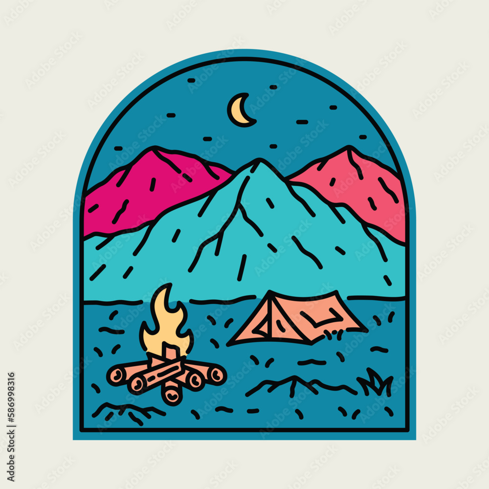 Bonfire graphic illustration vector art t-shirt design Bonfire graphic illustration vector art t-shirt design