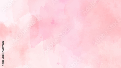 Abstract pink watercolor background for your design, watercolor background concept, vector. © BoszyArtis