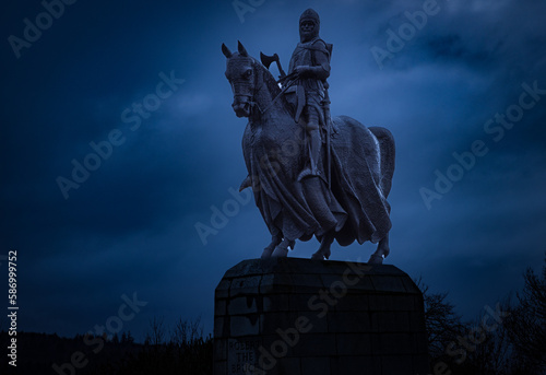 Fotografie Robert the Bruce statue at Bannockburn