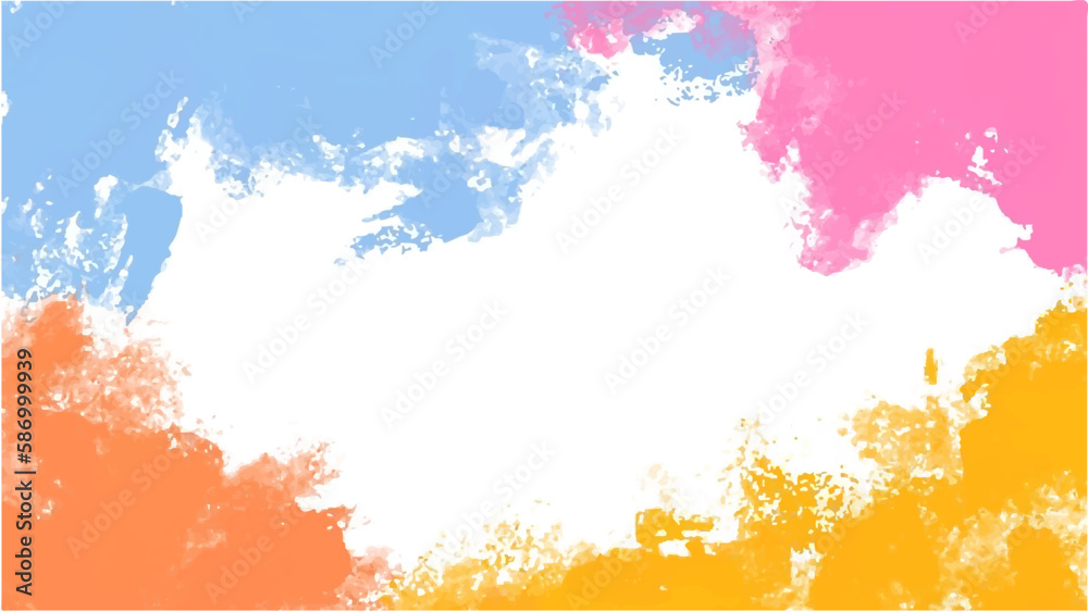 Fototapeta premium Abstract colorful watercolor background for your design, watercolor background concept, vector.