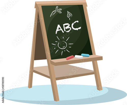 Back to school. Vector illustration set.
