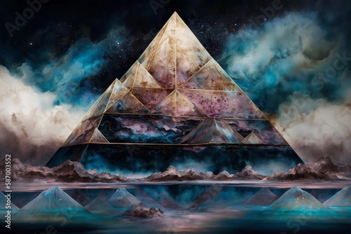 Miwa Collection    The Pyramid    Sacred Geometry     Vaporwave    Galactic    Milky Way    Watercolor    Illustrations