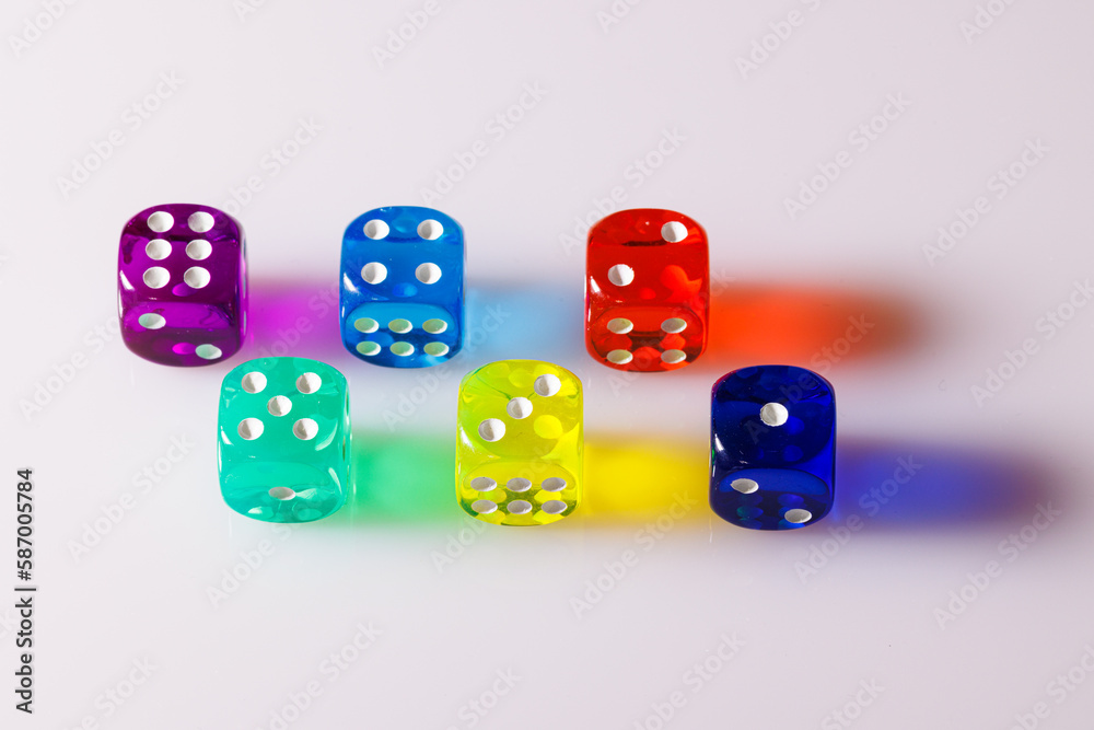 Dice for board game and role-playing game Dice for board game and role-playing game