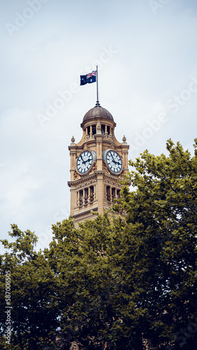 Canvas Print clock tower