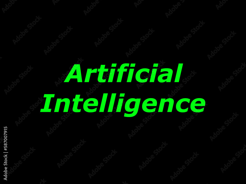 Fototapeta premium A.I artificial intelligence