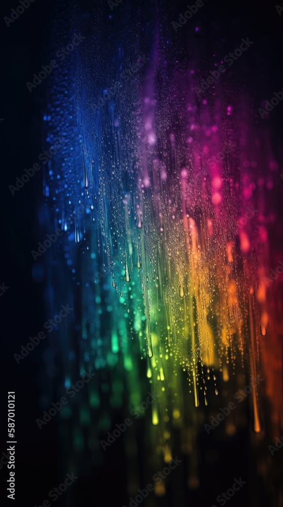 Naklejka premium abstract lights background Generative Ai