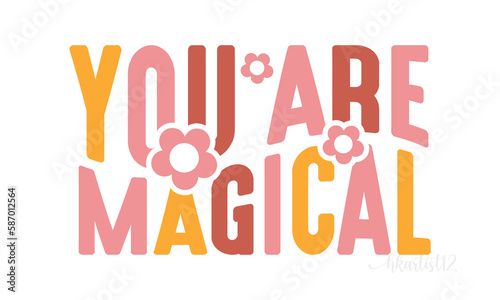 you are magical retro SVG design.