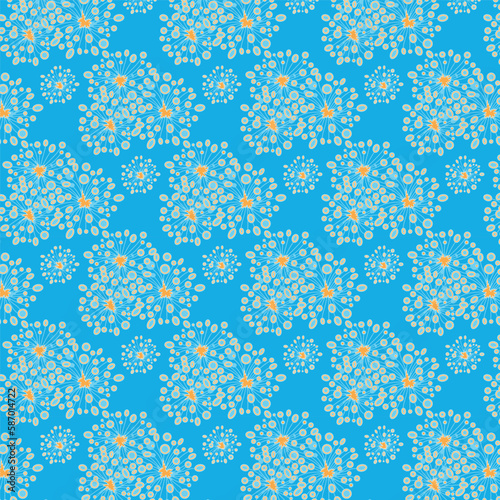 Seamless pattern with stylishly detailed watercolor paisleys. pattern design