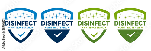 Kills 99.9% bacteria, germs and viruses . Antibacterial and antiviral defence, protection infection. Vector Illustration