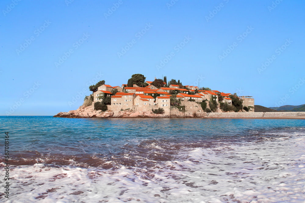 St. Stefan island in Montenegro