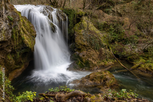 "La Văioaga" waterfall, located in the National Park (Cheile Nerei) in Romania © Byby Photography