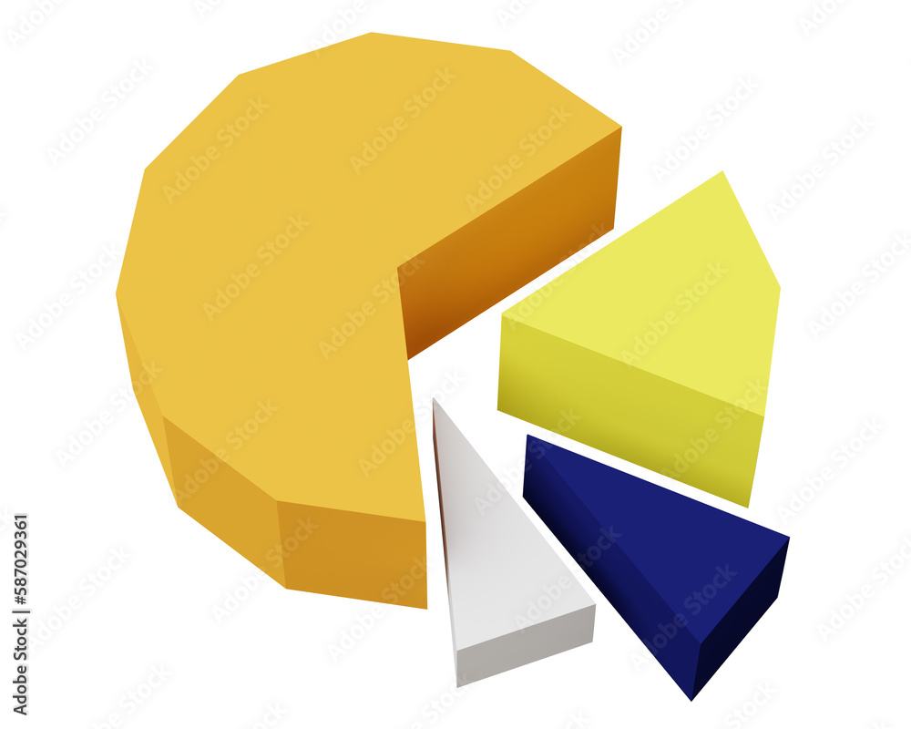 Primitive chart pie with with 12 angles, annual or monthly statistics, 3d rendering. Financing, business diagram, sharp angles isolated Primitive chart pie with with 12 angles, annual or monthly statistics, 3d rendering. Financing, business diagram, sharp angles isolated