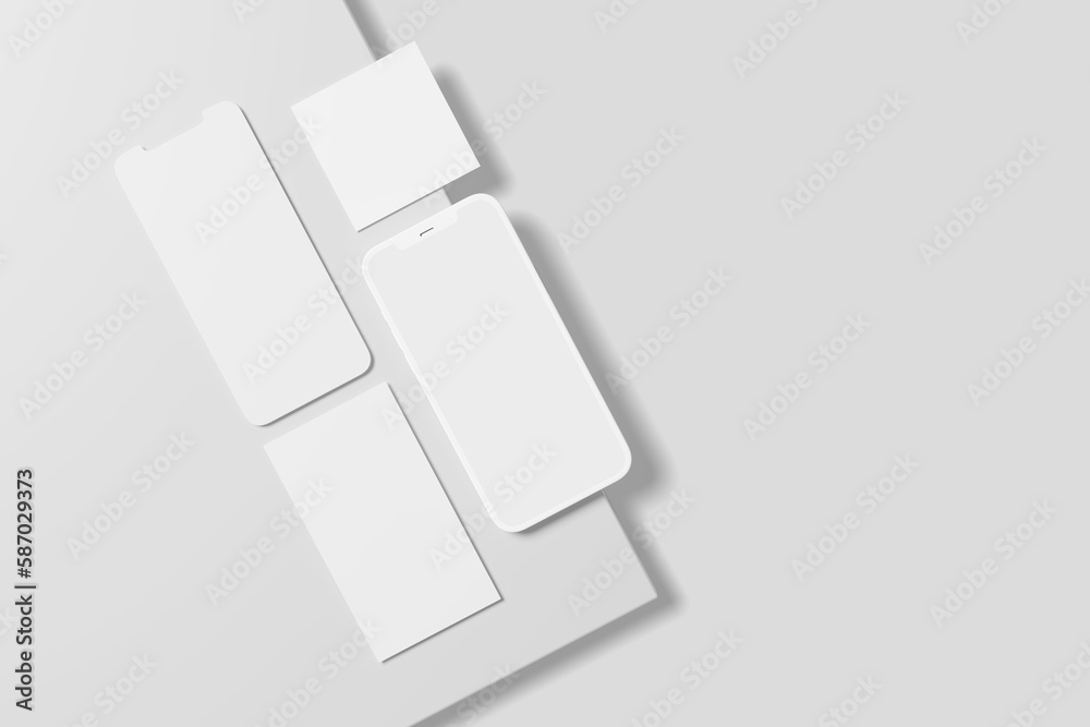 Blank Smartphone with Social media post Mockup
Blank Smartphone with Social media post Mockup