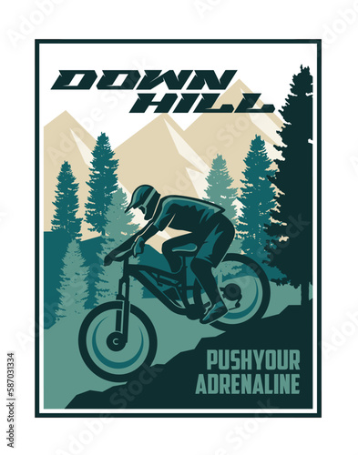 Mountain Bike Logo Adventure 06