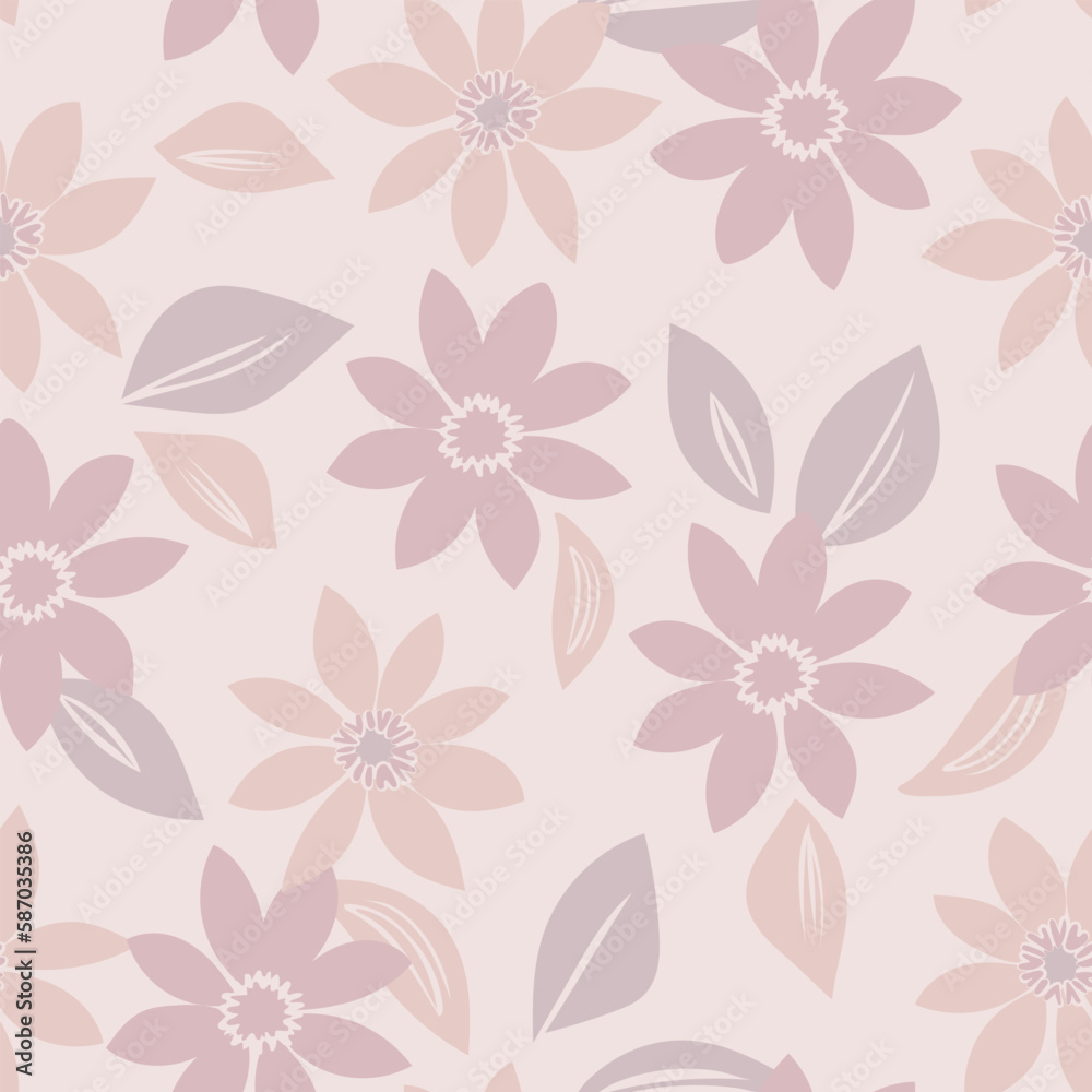 Fototapeta premium A vintage floral bouquet with soft pastel hues, perfect for creating a classic and timeless design element.