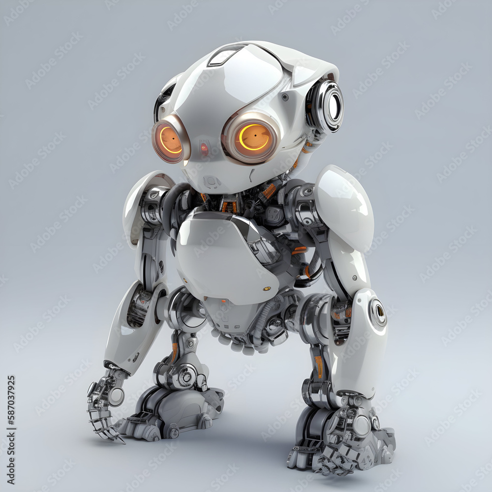 Futuristic AI Robot for Everyday Assistance made with Generative AI Futuristic AI Robot for Everyday Assistance made with Generative AI