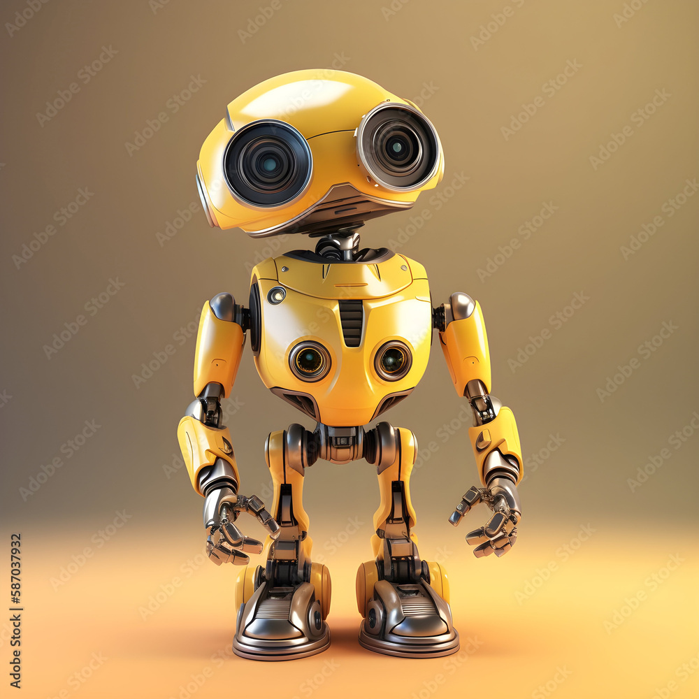 Futuristic AI Robot for Everyday Assistance made with Generative AI Futuristic AI Robot for Everyday Assistance made with Generative AI