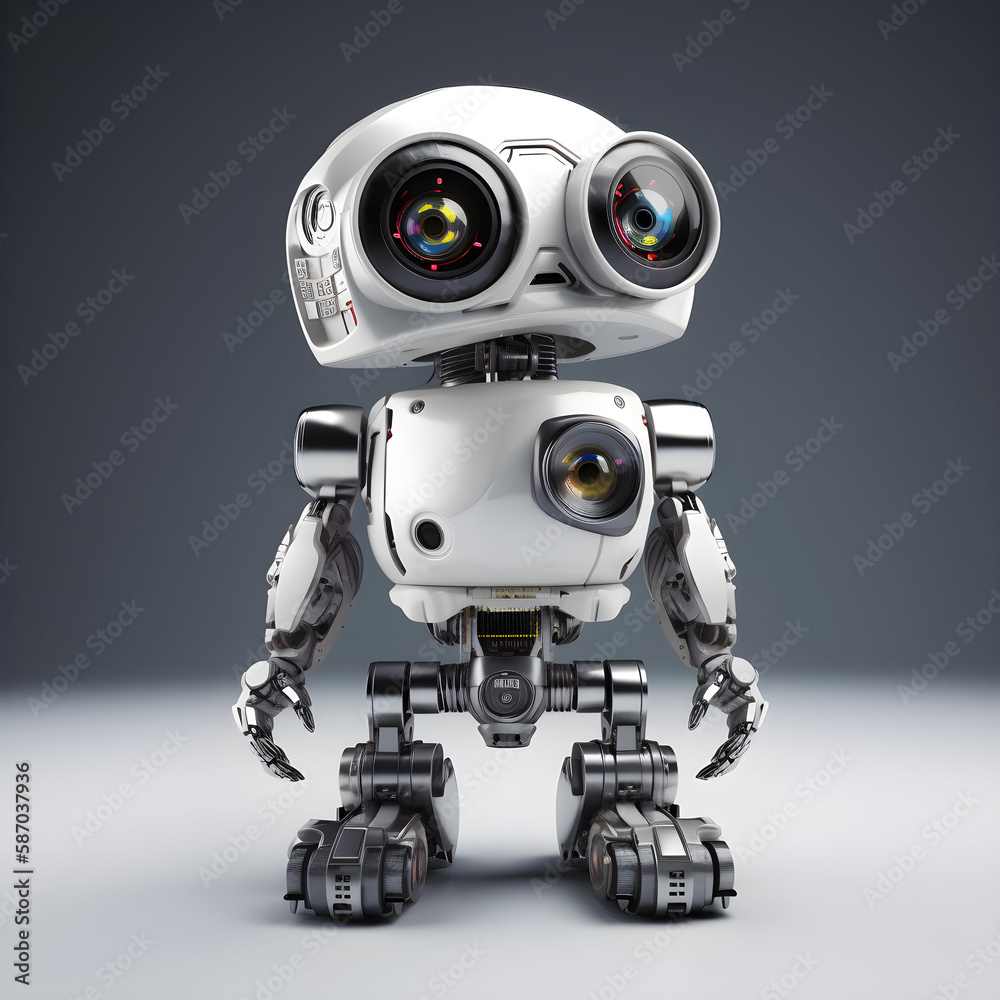 Futuristic AI Robot for Everyday Assistance made with Generative AI Futuristic AI Robot for Everyday Assistance made with Generative AI