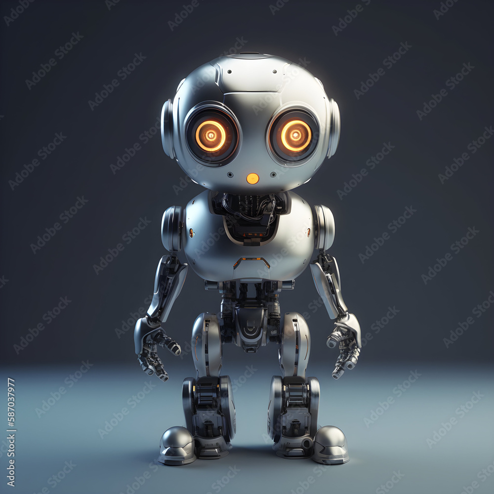 Futuristic AI Robot for Everyday Assistance made with Generative AI Futuristic AI Robot for Everyday Assistance made with Generative AI