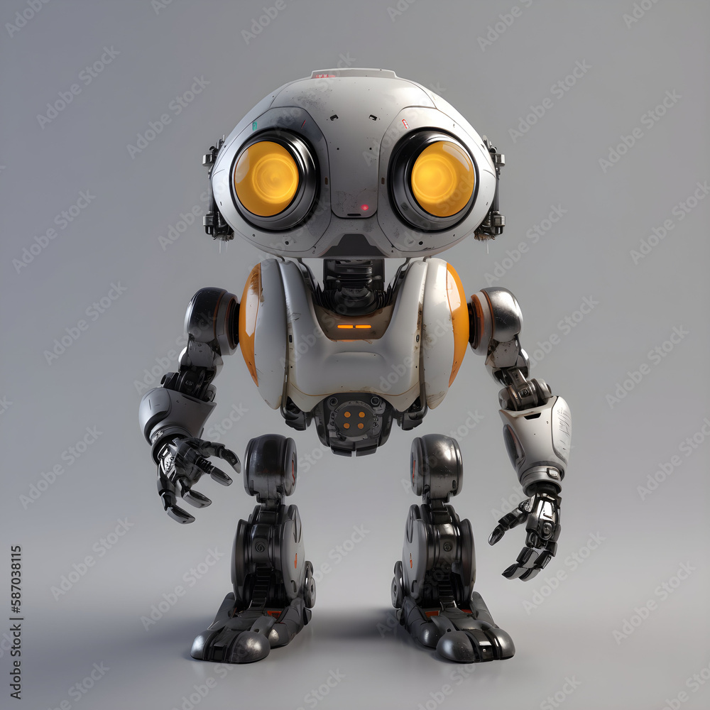 Futuristic AI Robot for Everyday Assistance made with Generative AI Futuristic AI Robot for Everyday Assistance made with Generative AI