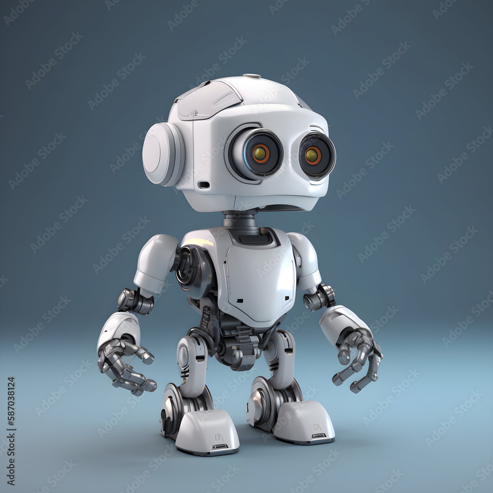 Futuristic AI Robot for Everyday Assistance made with Generative AI Futuristic AI Robot for Everyday Assistance made with Generative AI