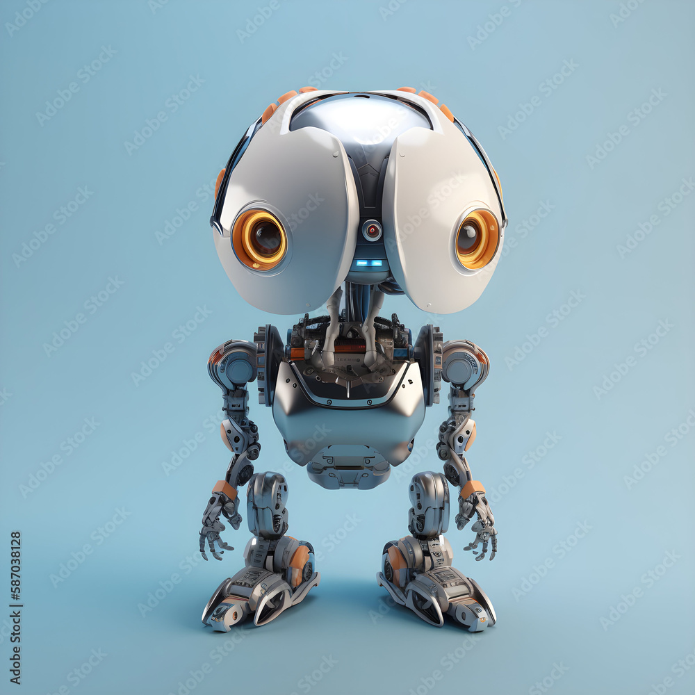 Futuristic AI Robot for Everyday Assistance made with Generative AI Futuristic AI Robot for Everyday Assistance made with Generative AI