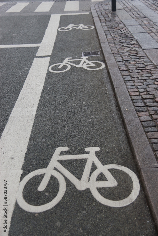 Fototapeta premium Carril bici