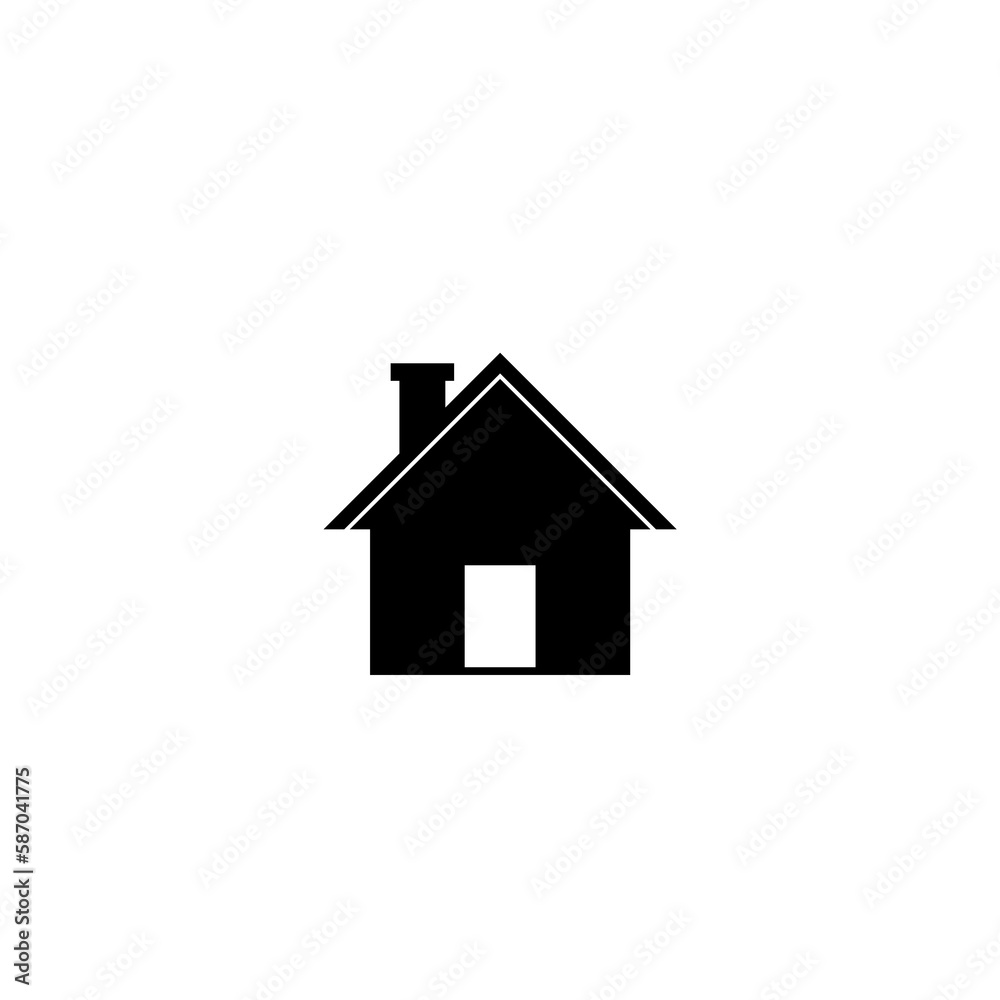 Home icon isolated on white background. Home icon art. Home icon isolated on white background. Home icon art.