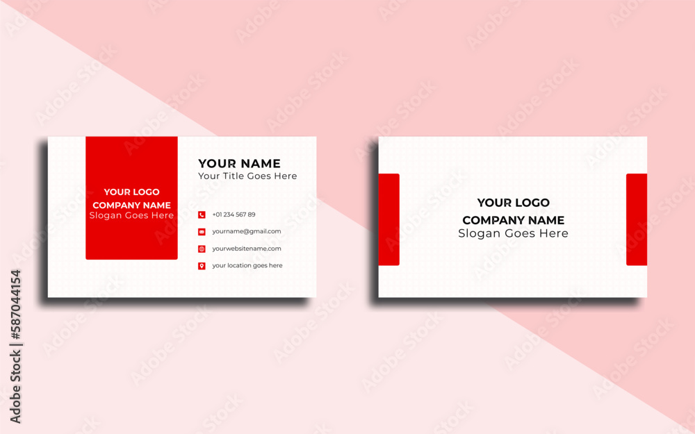 Simple business card Standard business card design White & red business card template Premium business card design template Professional business card presentation Simple business card Standard business card design White & red business card template Premium business card design template Professional business card presentation