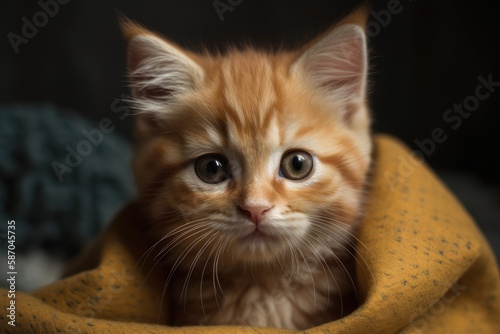 The world's cutest and most charming cat. Generative AI © AkuAku
