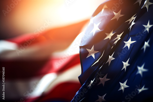 Graphic US-Elements for 4th of July, and many more, made with generative AI and reworked