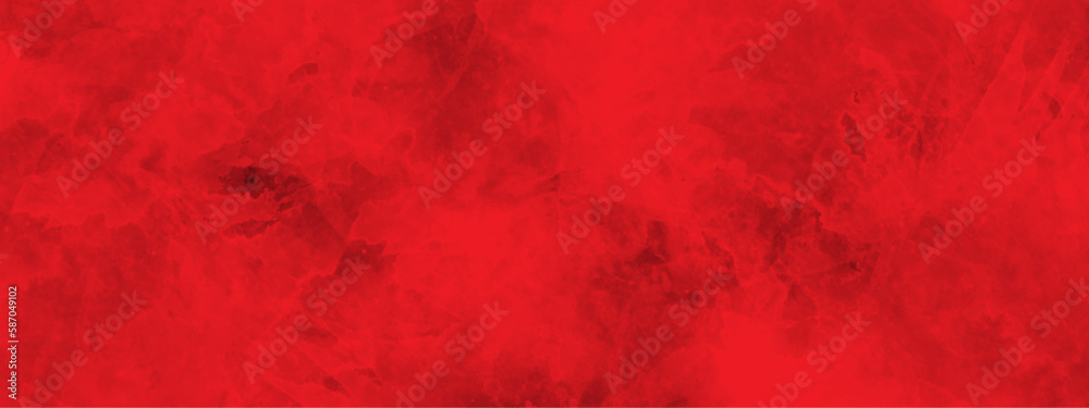 Beautiful stylist modern red texture background with smoke. Red grunge old paper texture.Red watercolor paper background, watercolor dark red black nebula universe. watercolor hand drawn illustration.