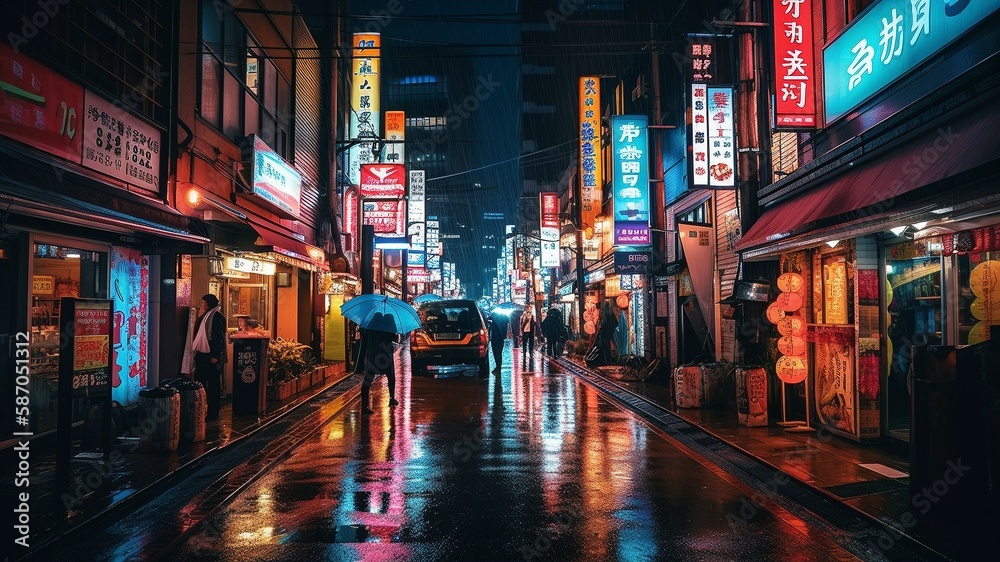 Electric Nights in Shinjuku, Tokyo
