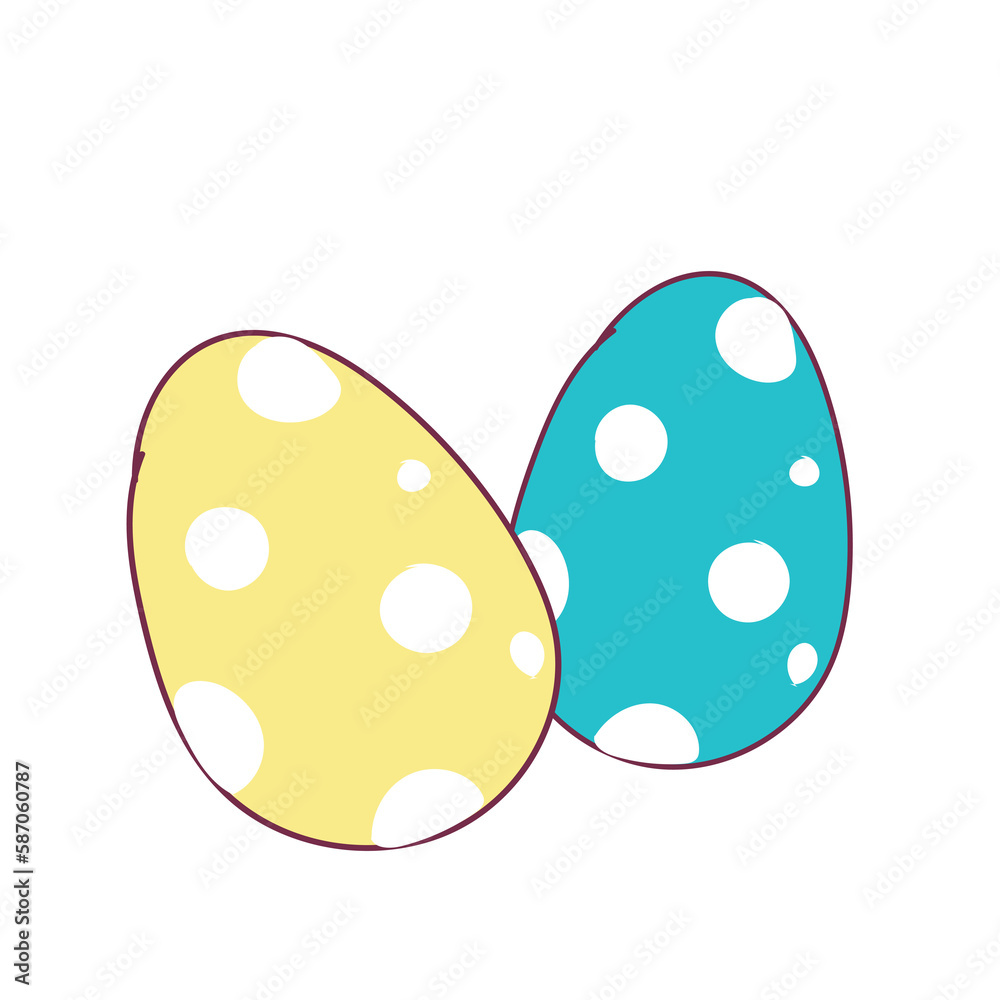 Happy Easter element set of funny rabbit animals, eggs and floral decoration in cute cartoon style. Flat hand drawn icon Happy Easter element set of funny rabbit animals, eggs and floral decoration in cute cartoon style. Flat hand drawn icon